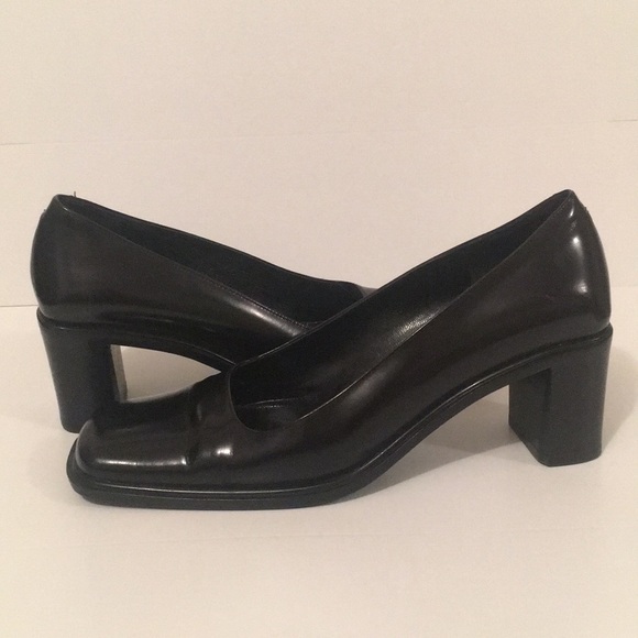 Via Spiga Black Leather Shoes - Picture 1 of 15